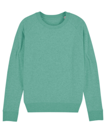 Mid Heather Green sweater for her