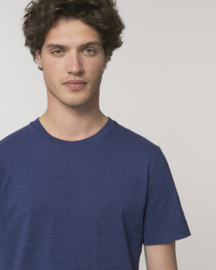 Heather snow mid blue t-shirt