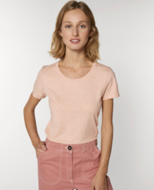 Heather Neppy Pink  t-shirt for her