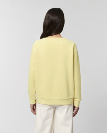 Yellow mist sweater for her