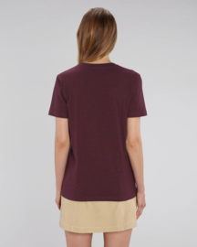 Heather grape red capsule t-shirt