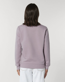 Lilac Petal Uniseks Sweater met ronde hals