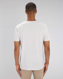 Cream heather grey t-shirt