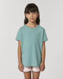 Teal Monstera t-shirt for the little ones