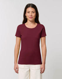 Burgundy t-shirt for her