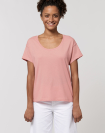 Canyon pink loose capsule tee for her