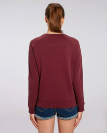 Burgundy sweater for her