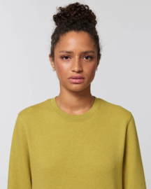 Heather Neppy Lemongrass Uniseks Sweater met ronde hals