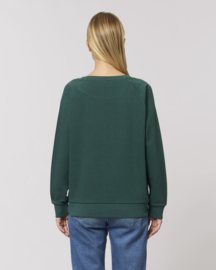 Mountain green sweater for her