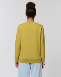 Heather Neppy Lemongrass Uniseks Sweater met ronde hals