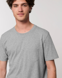 Heather Grey T-SHIRT MET ZAK