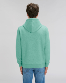 Hooded sweater Mid Heather Green