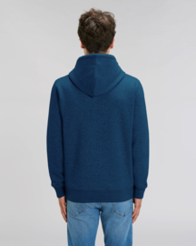 Hooded sweater Black Heather Blue