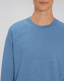 Mid heather blue capsule sweater for him
