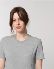 Heather Grey T-SHIRT MET ZAK