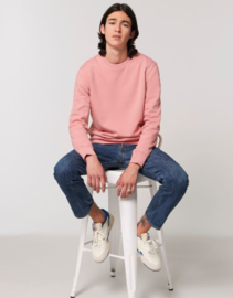 Canyon Pink uniseks sweater met ronde hals