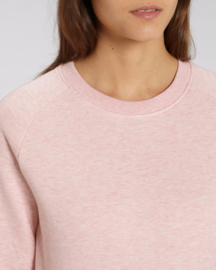 Cream Heather PInk sweater for her