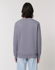 Lava Grey Uniseks Sweater met ronde hals