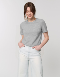 Heather Grey T-SHIRT MET ZAK