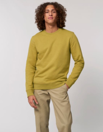 Heather Neppy Lemongrass Uniseks Sweater met ronde hals