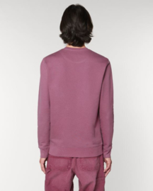 Mauve Uniseks Sweater met ronde hals