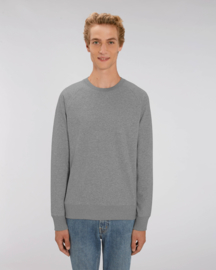 Mid heather grey sweater for him