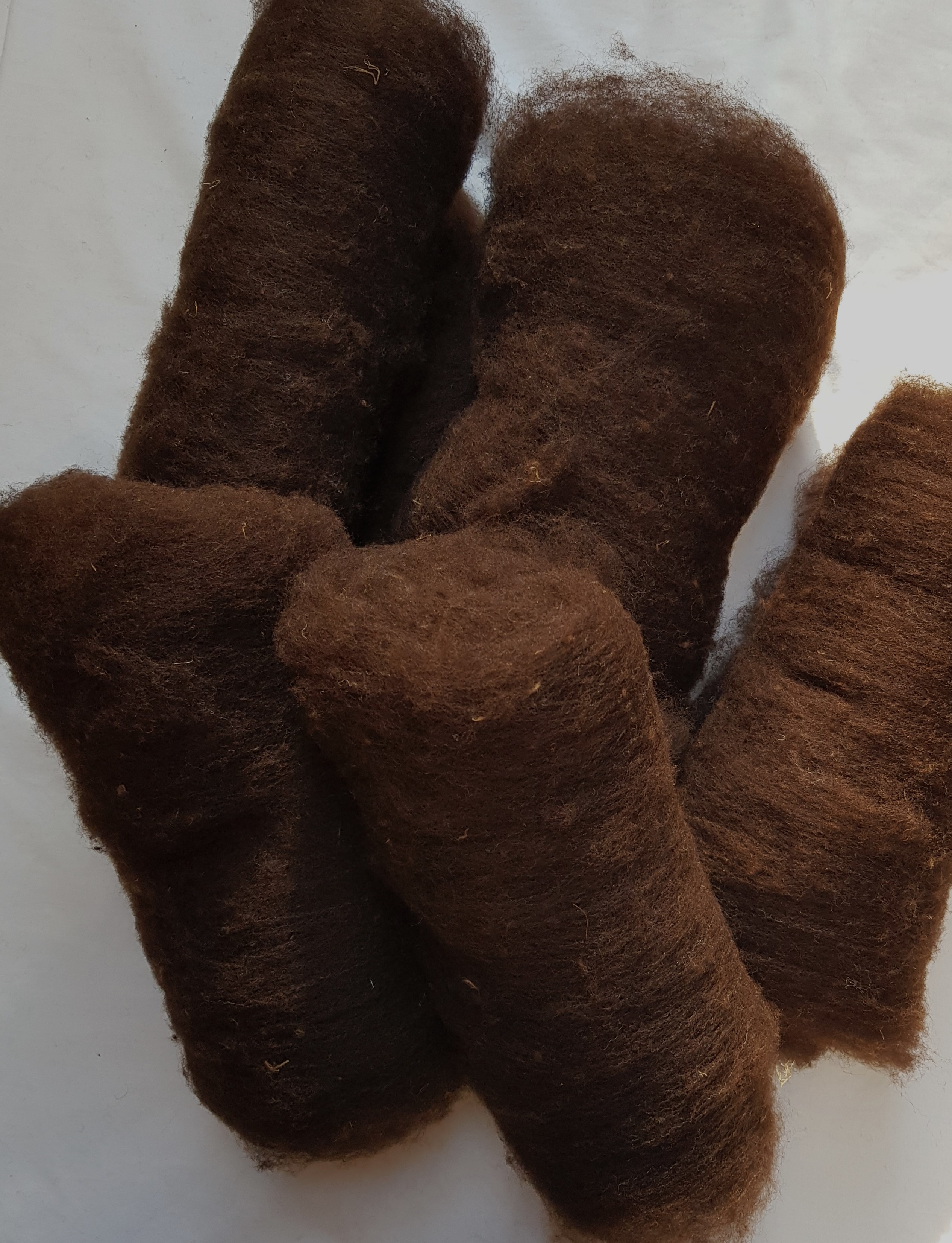 Hollands, gemeleerd bruin, (vulwol, basiswol), 50 g.
