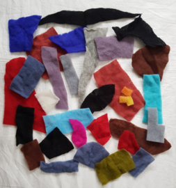 Assorti fijn naaldvilt  (nk05)