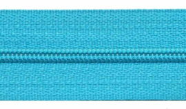 Ritsen van de rol maat 3, spiraalrits, turquoise