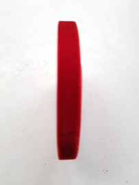 Fluweel lint, rood, 5 mm, 5 meter