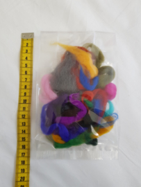 Plukjes heel zacht merino (mm6)