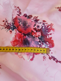 Roze, glad, glans bloemen 145 cm (PRP)