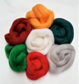 Assorti merino lontwol, KERST, vanaf