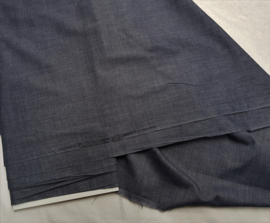 Dun, spijkerkleur, half transparant, 480 cm (PLO)