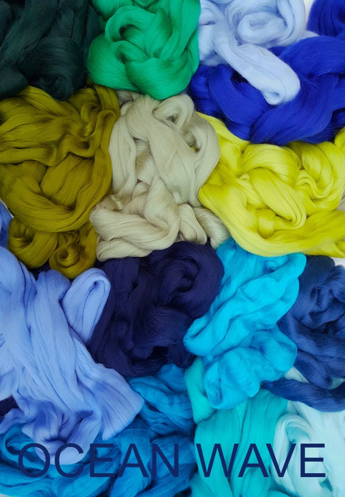Assorti merino lontwol, OCEAN WAVE, vanaf