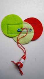 Naambroche geluks-sintje naambadge sinterklaas