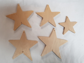 Triplex 5 sterretjes met gaatjes