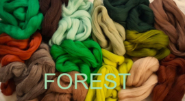 Assorti merino lontwol, FOREST, vanaf