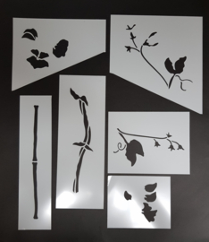 Zoldervondst: Bloemsjablonen Lathyrus