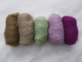 Gekaarde wol assorti soft (nr 716)