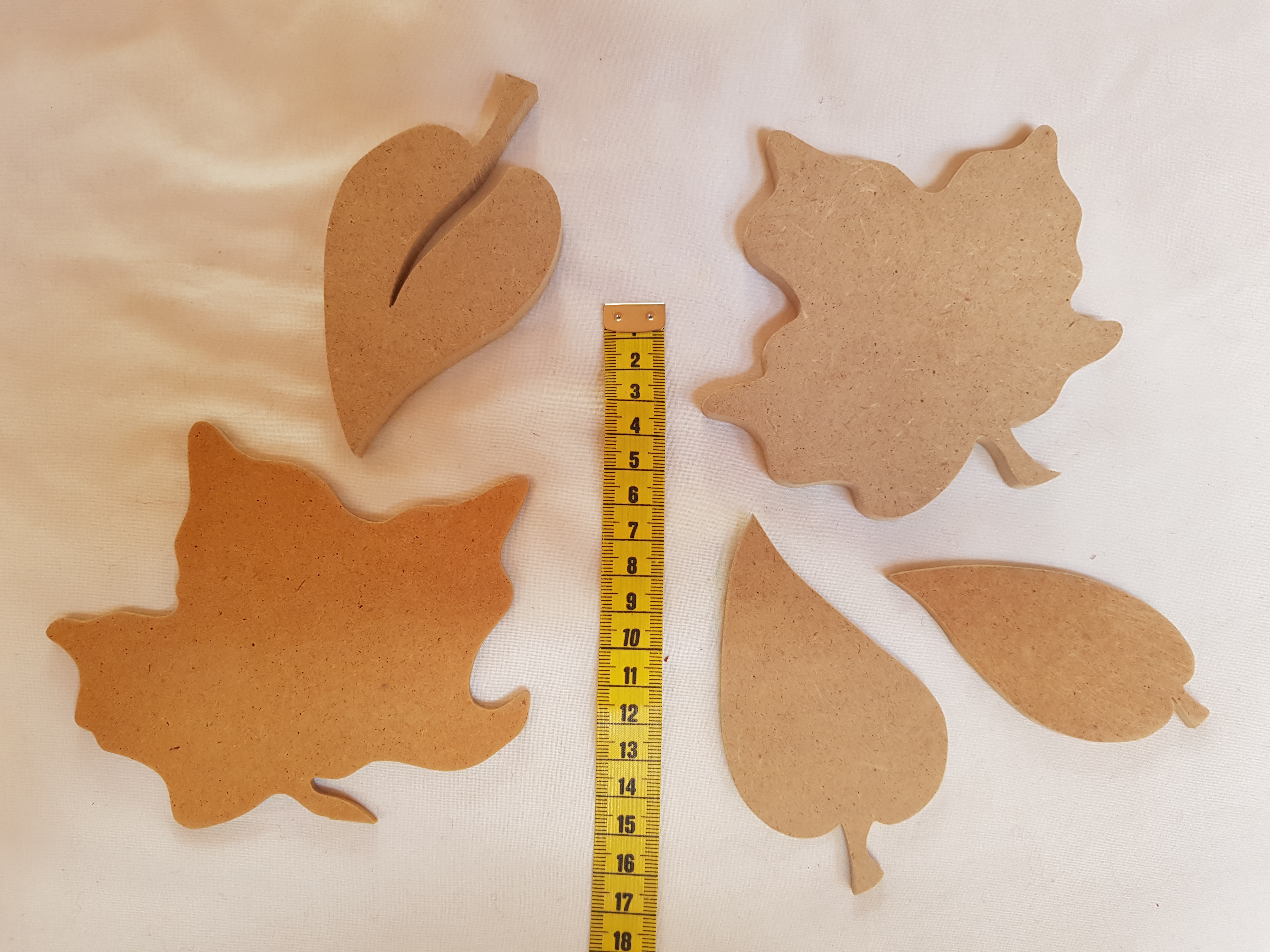 MDF bladeren 5 stuks (mr3)