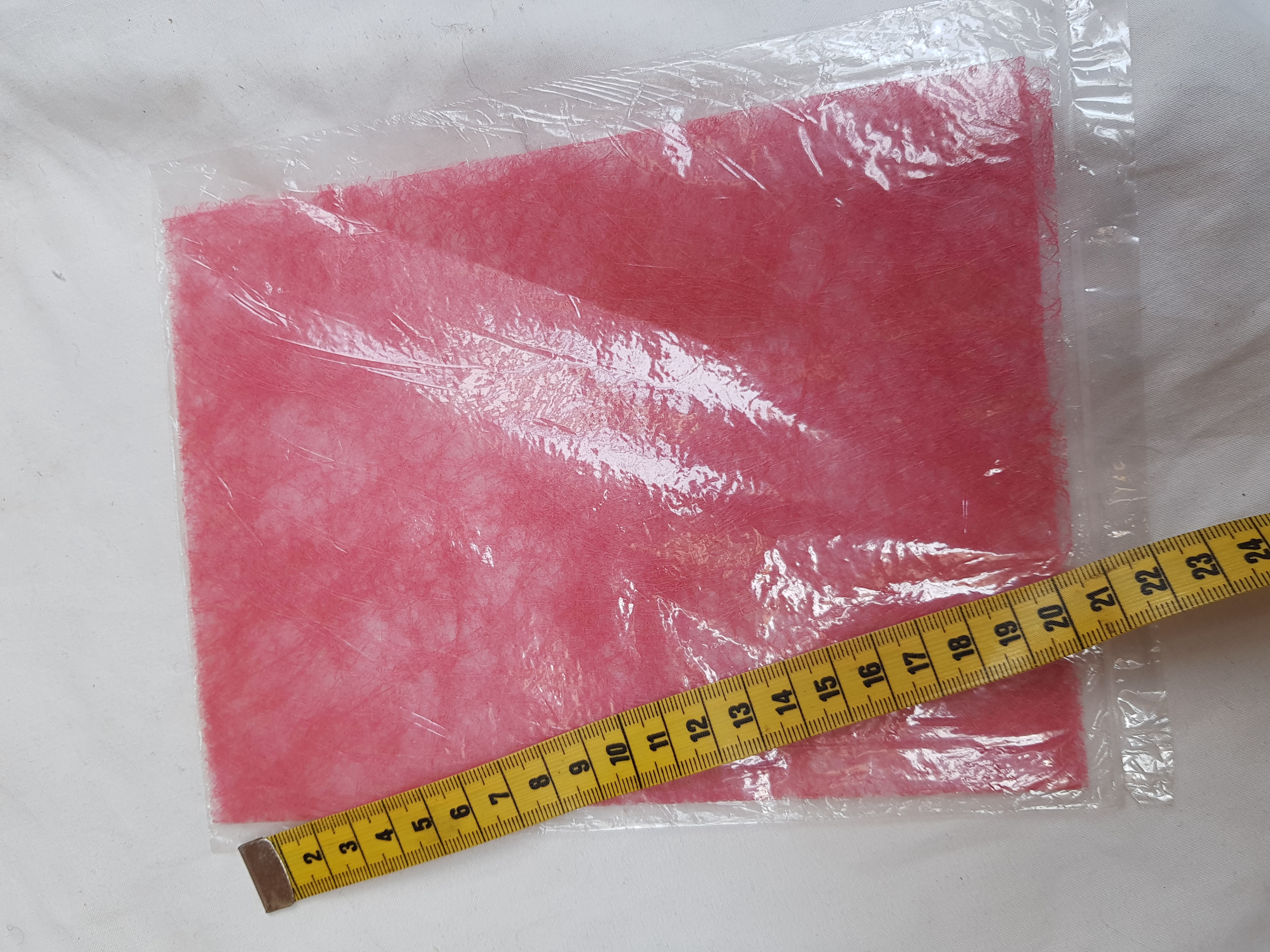1x roze vezelpapier