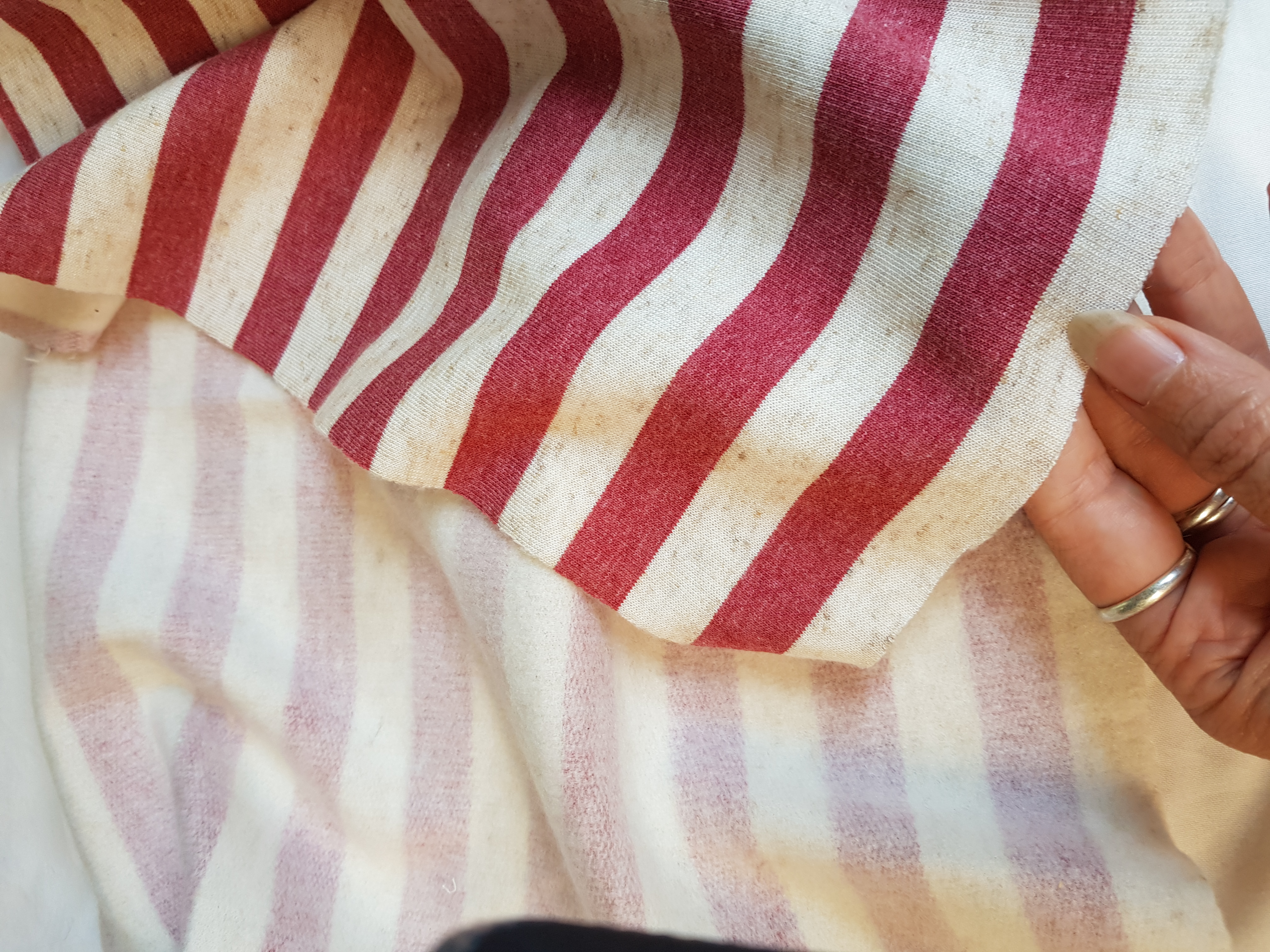 Dik katoenen tricot 35x152 cm (str)