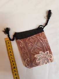 zakje organza/katoen