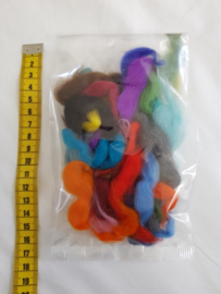 Plukjes heel zacht merino (mm6)