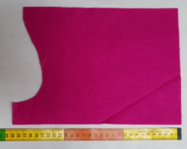 Dun wolvilt roze