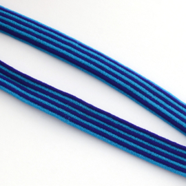 Elastiek band, magenta of blauw