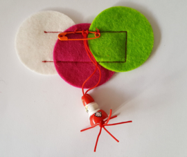 Naambroche geluks-sintje naambadge sinterklaas