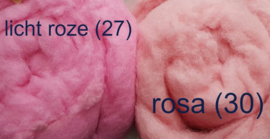 Gekaarde merino Nw-Zeeland LICHT ROZE (27)