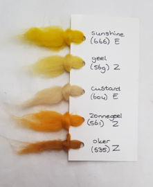 Eur. merino, 'SUNSHINE' felgeel (666) vanaf